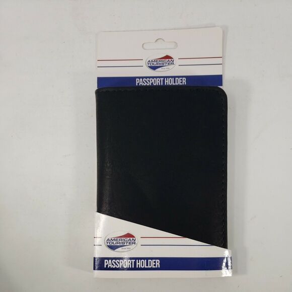 Passport Holder American Tourister Black NEW Protects RFID Chips Factory Package - Picture 9 of 12